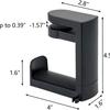 No Punch Table Clip Hook Headphone Holder 360 Degree Rotating Headphone Holder Miscellaneous Storage Hangin Organizer