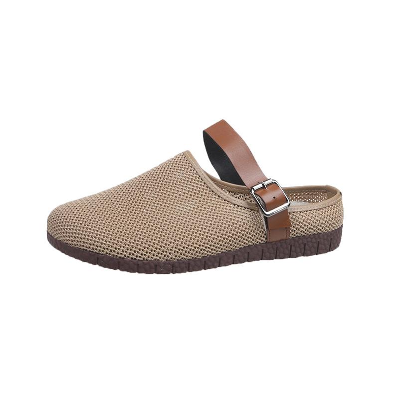 Fashion Women Sandals Mules 2025 New Casual Solid Color Shoes for Women High Heels Sandals Designer Sandals Plus Size Zapatos De Mujer