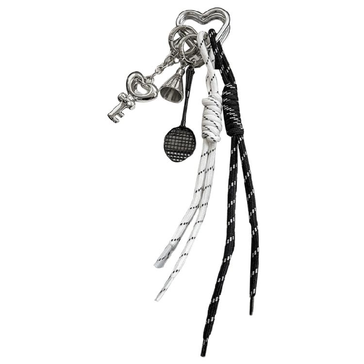 Lightweight Badminton Backpack Adornment Alloy Keychain Bag Pendant Great for Adding Personality to Your Everyday Bag