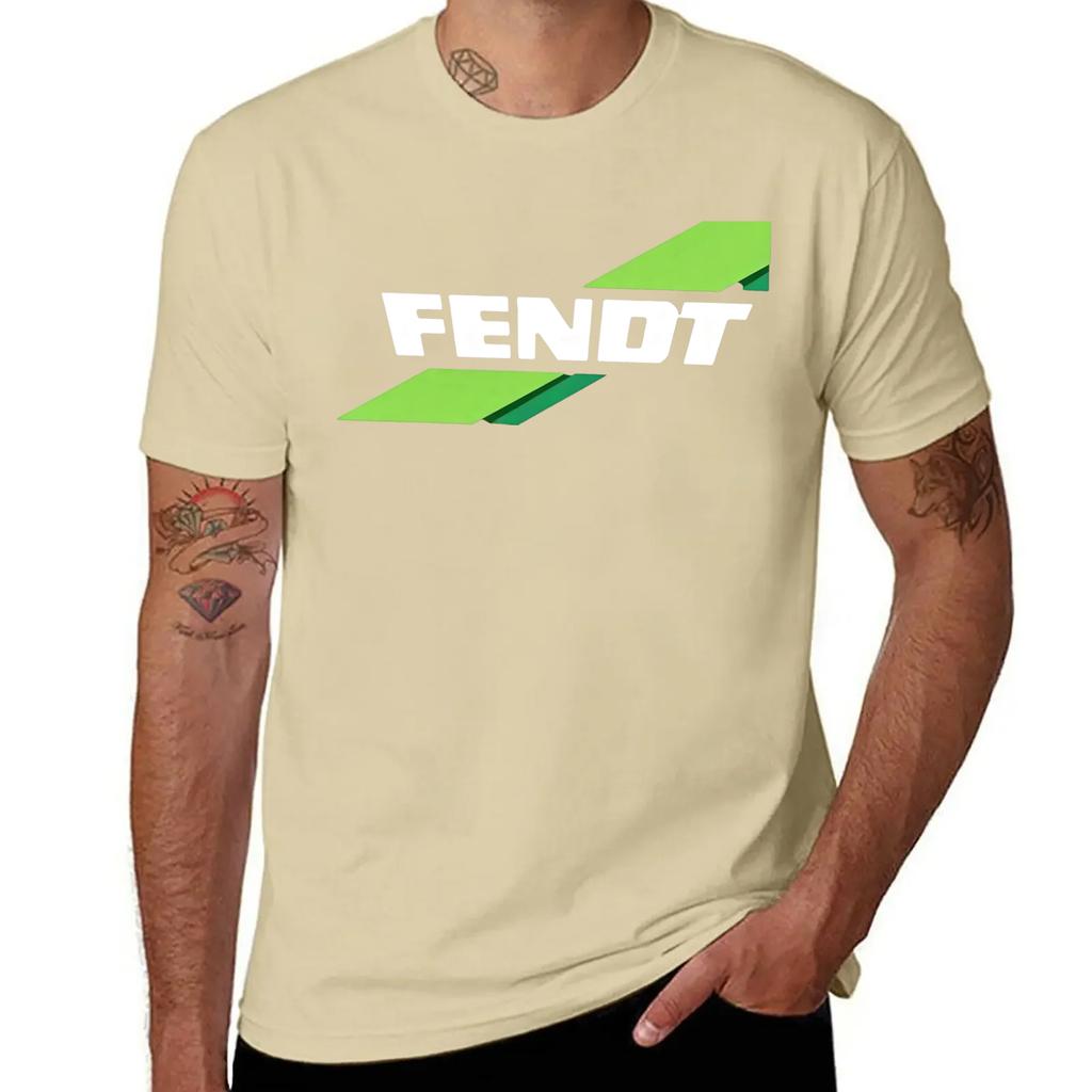 Tees Fendt Agricultural Farming Tractors Unisex Tshirt Casual Cotton Short Sleeve Loose Big Size Unisex Clothes Tops Printed T Shirt