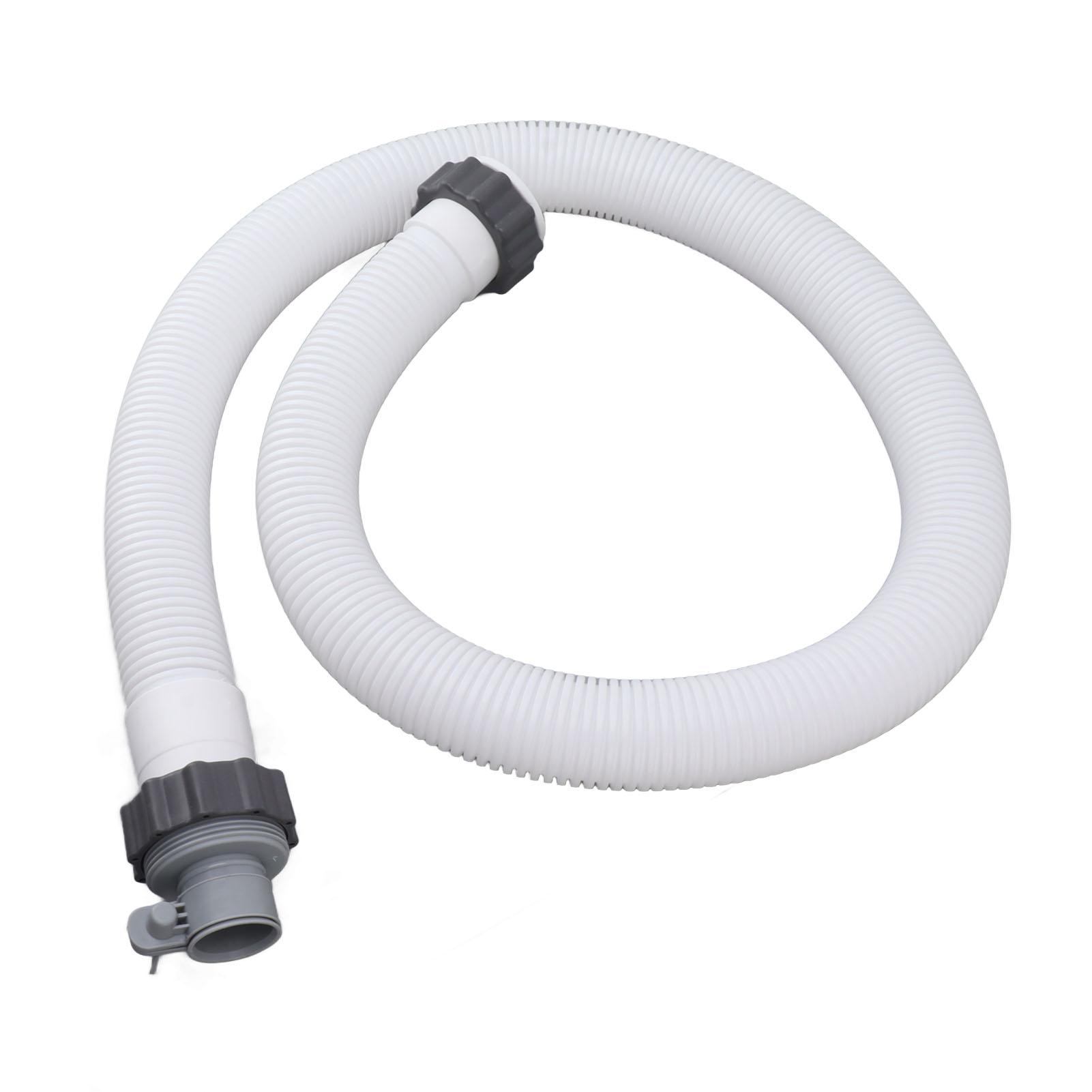 

1.5in Diameter 59in Long Accessory Pool Pump Replacement Hose Filter Pump Hose Includes 1 Hose Adapter
