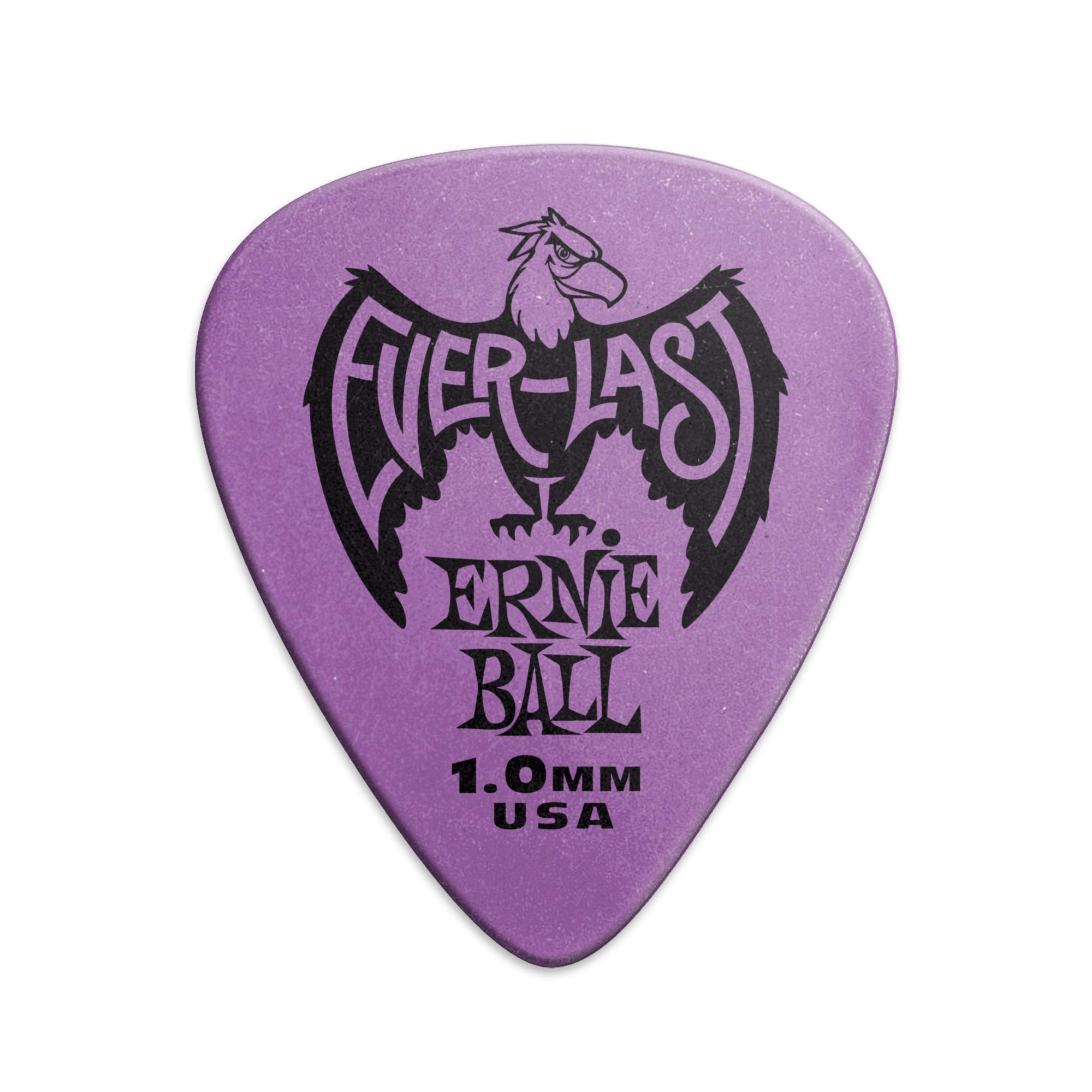 

ERNIE BALL 9193 Guitar Pick PURPLE EVERLAST Teardrop Delrin Purple 12 Pieces Pack [Genuine Product] 1.0mm фиолетовый