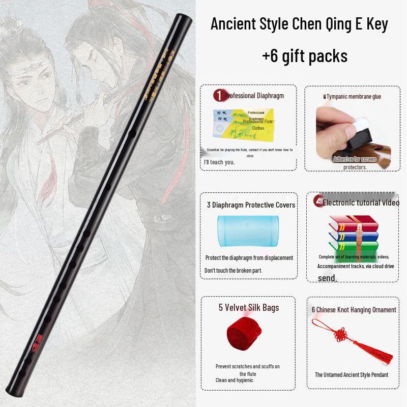 Bambusflöte in den Tonarten CDEFG für Schüler & Erwachsene - Ideal für Anfänger, Klassische & Traditionelle Stile