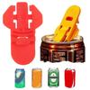 6Pcs Practical Plastic Can Openers Manual Rings Pull Tool Beverage Can Openers Suitable for Home and Outdoor Use