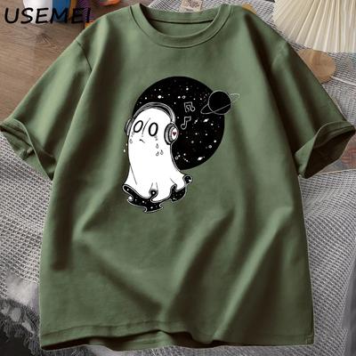 Napstablook Undertale T-shirt Unisex Unisex Bomull Kortärmad T-shirt Sommar Harajuku Unisex Kläder O-ringad Topp Oversized Streetwear