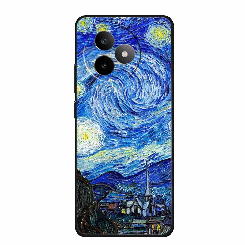6,83" För Redmi K 80 K80 Ultra Fodral 3D Präglad Blomma Svart Silikon Mjuk Baksida Fodral För Redmi K 80 Ultra Stötsäker Fundas