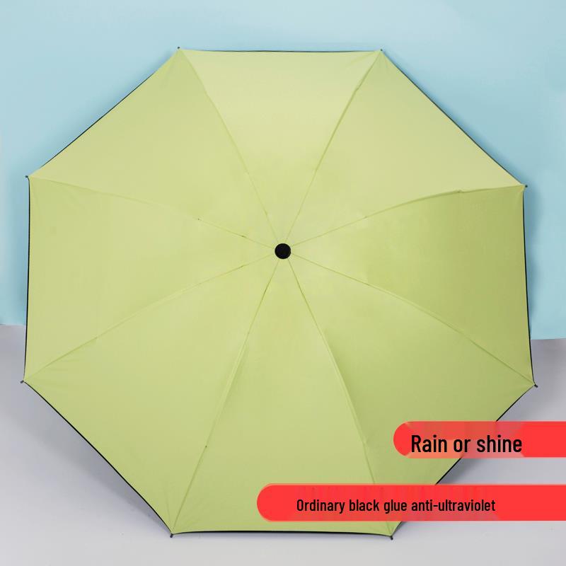 Parasol con Logo Personalizado Paraguas Plegable de Dibujos Animados - Doble Uso, Anti-UV, Para Lluvia o Sol