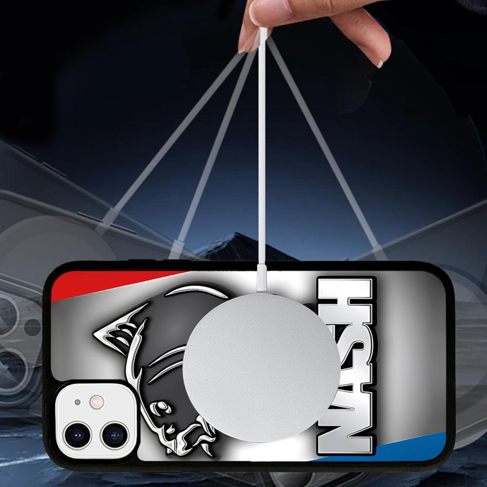 Nash Fishing Logo Phone Case Phone Case For IPhone 16 14 13 12 11 15 Pro Max For Magsafe Magnetic Wireless Charging Cover
