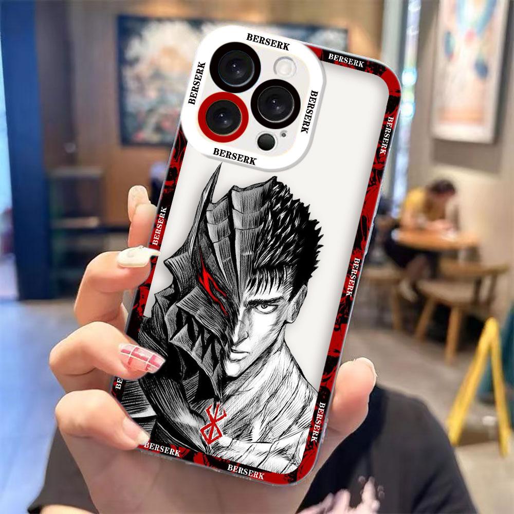 

Anime B-Berserk G-Guts Clear Phone Case For Samsung Galaxy S26 S25 S24 S23 S22 S21 S20 FE S10 PLUS S30 S11 S11E ULTRA EDGE Case Samsung S23ULTRA5G