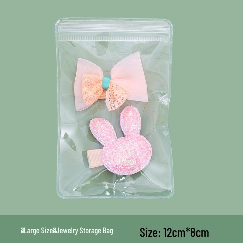 Portable Anti-Oxidation Transparent Jewelry Storage Box for Earrings, Studs, Necklaces, Rings