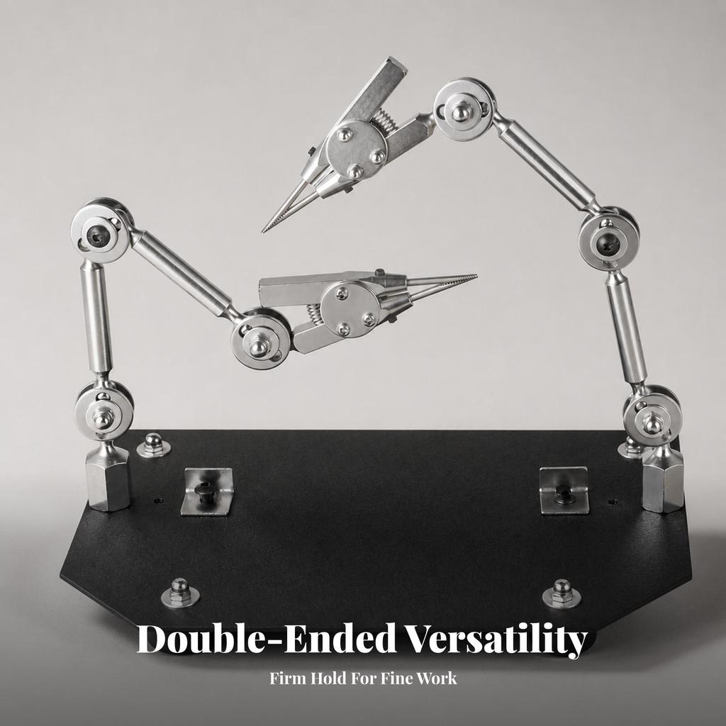 Handsunrestricted Articulated Clamp Stand Movable with Flat Base