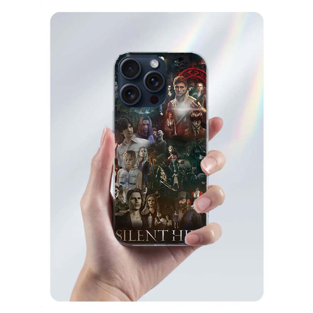 Games S-Silent Hill Clear Phone Case For Iphone 17 Air 16 Pro Max 15 Pro 14 Plus 17E 16E 11 13 12 Mini Cover Cases Fundas Cell T