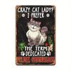 Retro Metal Wall Art for Office Living Room Outdoor, 8x12 Inch
