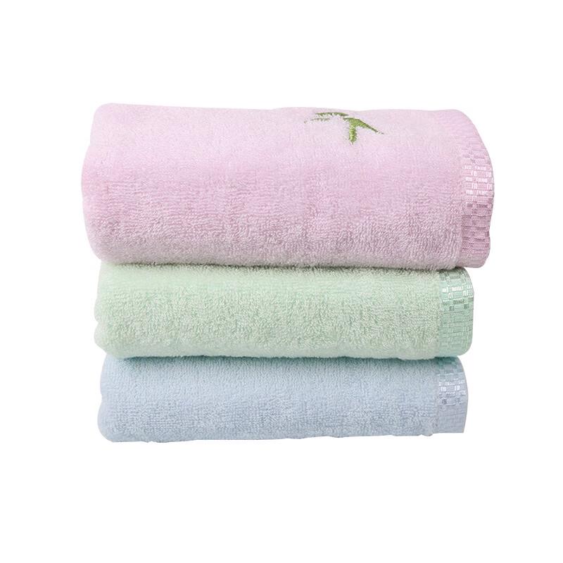 TISEN Plain Bamboo Fiber Towel 3-Pack
