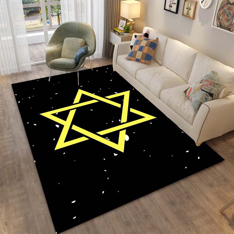 

Шестикутна Зірка Давида Візерунок Килим для Спальні Ігрові Килимки Килим Спальня Домашній Декор Килим для Вітальні Килимок Різдвяний Подарунок Килим 40x60cm (16x24in)