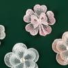Pearl Cute Cartoon Lace Flower Lace Embroidery Sticker Diy Hand Account Accessories Brooch Hairpin Hair Accessories Accessories Cloth