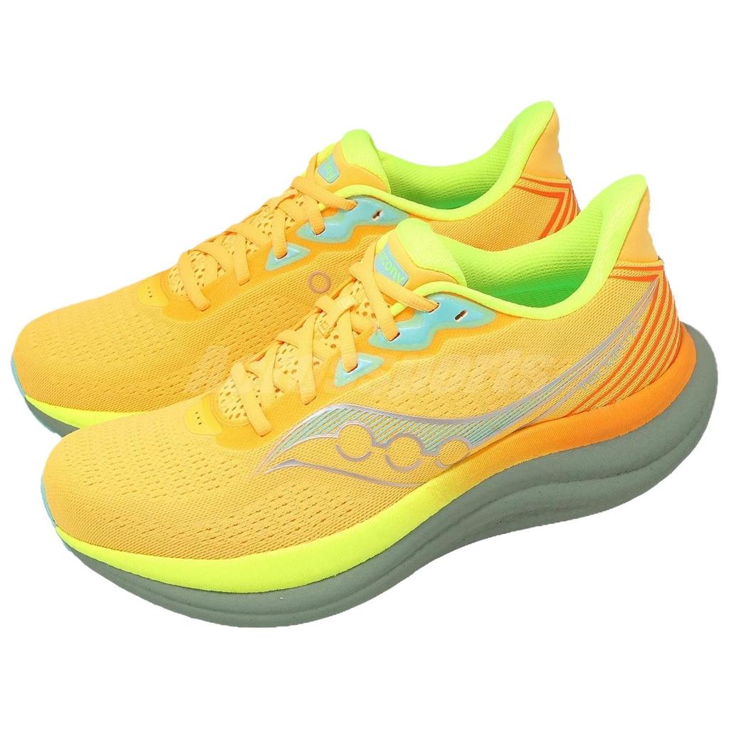 Saucony Triumph Victory 23 Breathable Running Shoes Men's Yellow Orange S21023-144