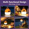 Mini Portable LED Pumpkin Bulb 6500K Rechargeable Eye-protecting Light Strip Hook Tent Light Outdoor Emergency Lighting Lamp