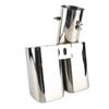 Stainless Steel Car Dual Outlet Exhaust Pipe Muffler Tip Rr Tail Throat for NaAlphard