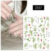 Chinese Ink Bamboo Trend Nail Art Stickers: Self-Adhesive Tearable Decals for DIY Decoration.
