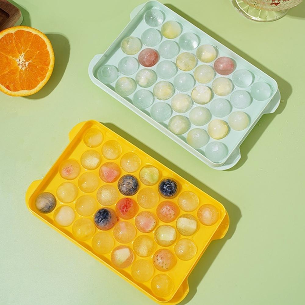 Food Grade Ice Cube Tray Set Large Capacity 3 Piece Design Easy Demoulding for Cocktails Coffee Juice High Low Temperature