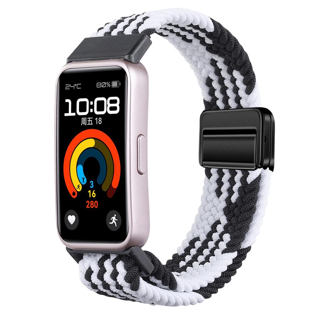 Nylon Strap For Huawei Band 10 9 8 Braided Comfortable Magnetic Buckle Adjustable Watchband Huanwei Band 10/9/8 Accessories Belt