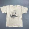 Ship Art James E Sabol Y2K 90s T Shirt Erie Pennsylvania Voyage Home Photo Rap
