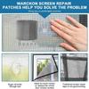 Strong Self Adhesive Window Screen Repair Tape Window Net Screen Repair Patch Covering Up Holes Tears Anti-Insect Mosquito Mesh