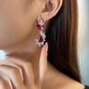 Gica Gema High Carbon Diamond Earrings 925 Sterling Silver Unique Design Romantic Fine Earrings Jewelry Wedding Party Gifts New Trend 8*12mm