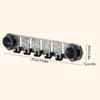 Corrugated Wall Hook For Bathroom Space Saving Non Punch Wall Towel Hanger For Home/Office Organizer