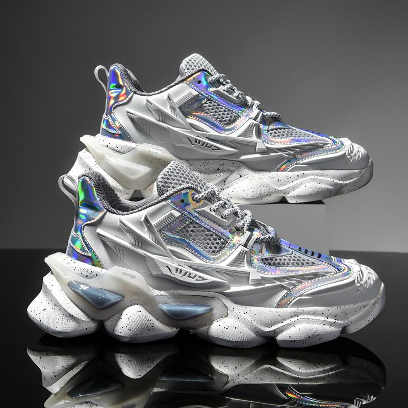 

Мужская мода дышащая баскетбольная обувь с толстой подошвой мужские высокие кроссовки