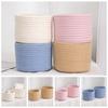 Minimalism Desktop Storage Basket Nordic Style Desktop Organizer Cotton Rope Storage Basket  Snacks