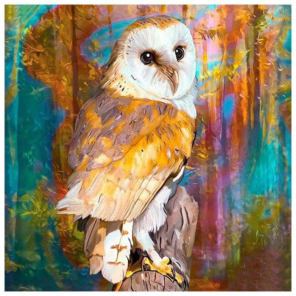 Pintura de Diamantes DIY Taladro Redondo Completo Animal Aves Árbol 5D Bordado de Diamantes Mosaico Loro Kit Punto de Cruz Decoración del Hogar Manualidades