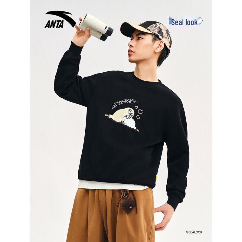ANTA Seal Kankan Collaboration Unisex Pullover Sweatshirt M