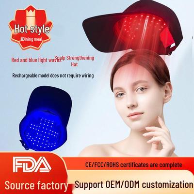 LED Hair Growth and Beauty Therapy Cap with Red, Blue, and Infrared Light