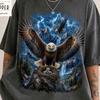 Eagle Mountains Natur Vintage Comfort Colors Shirt, Retro Wildtier T-Shirt, Outdoor Abenteuer T-Shirt, Nationalpark Geschenk, 90er Wander Grafik T-Shirt