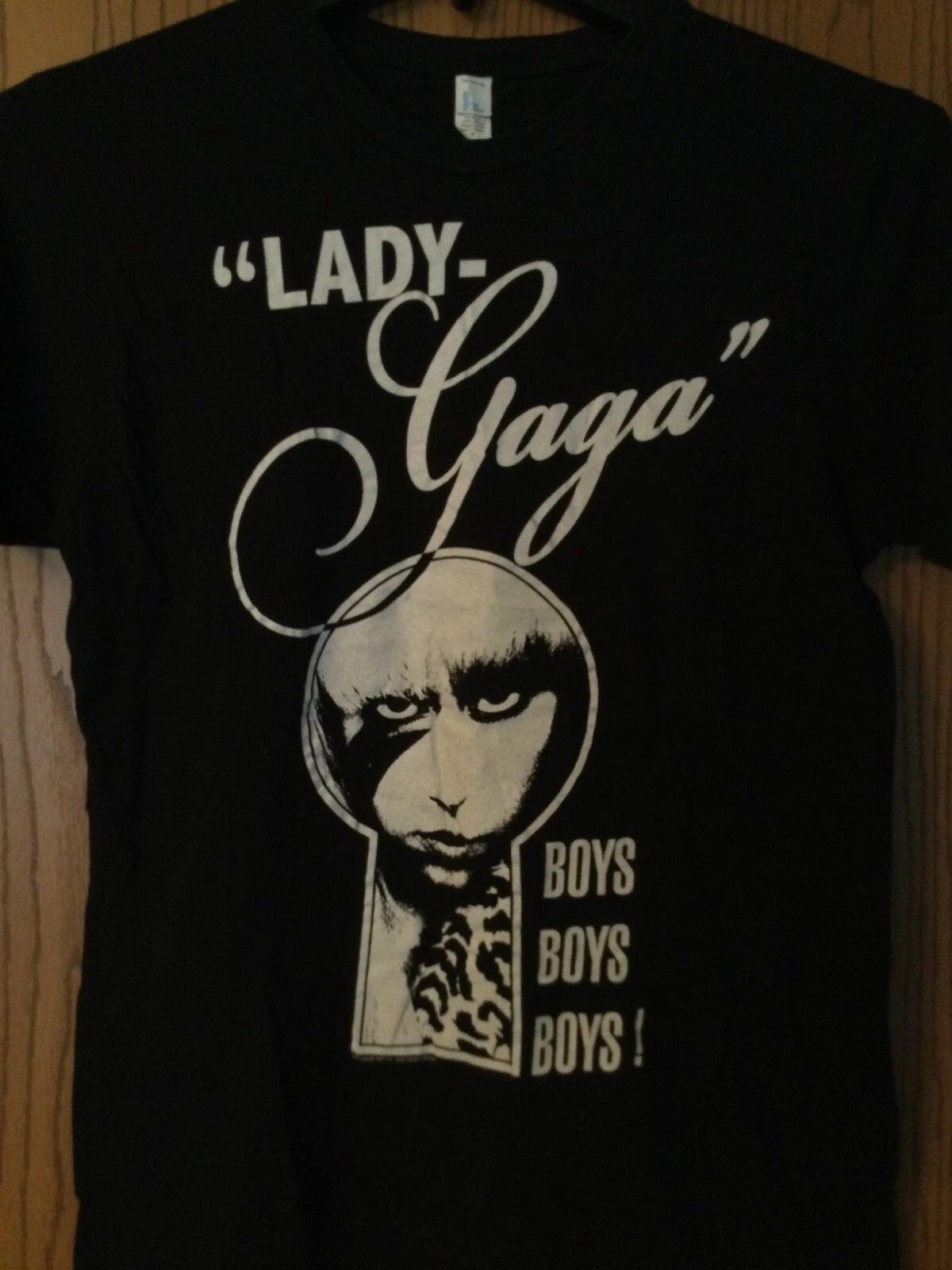 Lady Gaga - “Boys Boys Boys!” - 2009 Black Shirt - M - Tultex S