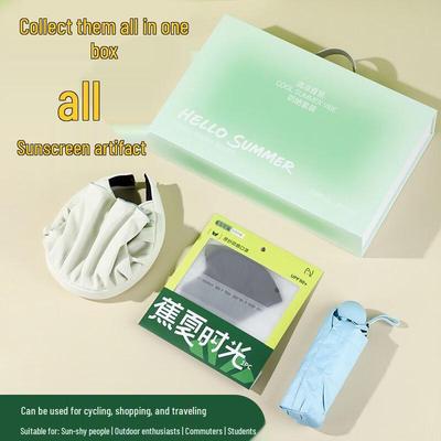 Summer Cooling Mini Fan Gift Set