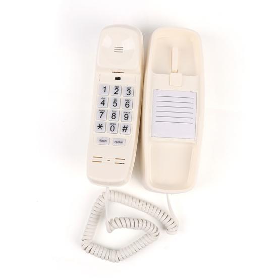 Festnetztelefon mit Lautstärkeregelung, Festnetztelefon mit großen Tasten, für Home Office, kabelgebunden