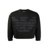 FW21 Logo Long Sleeve Crew Neck Sweatshirt Men Sweatshirt Black 3K1MD5-1JUWZ-0029