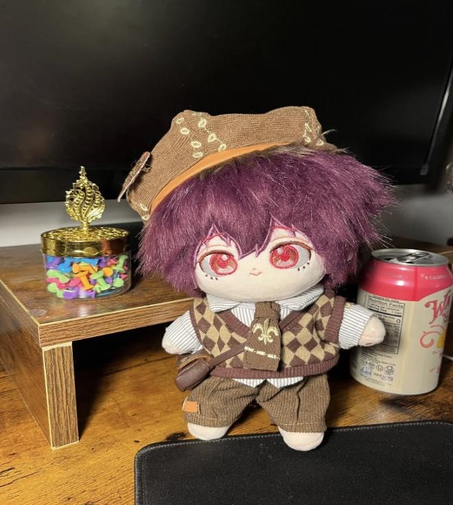 20cm Anime Soccer Character Dress Up Plush Doll Cute Cotton Toy For Kids Birthday Holiday Gift Decoration Ornament