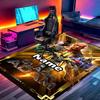 Custom Name Personalized Black Adam Print Carpet, Versatile Home Decor Rug, for Playroom, Apartment, Balcony, Entryway, Hallway Gift