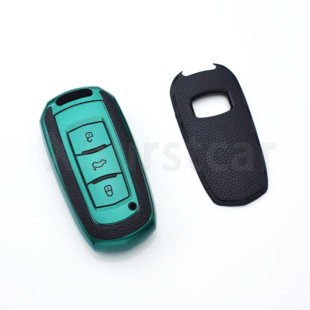 

Car Smart 3Button Key Cover Case Bag Shell Fob Holder Auto Keychain For Geely Boyue Nl3 Ex7 Suv Gt Gc9 Emgrand X7 Borui Atlas