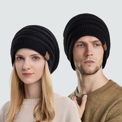 Men's Women's Knitted Hats, Couples' Beanies, Unisex Warm Hats