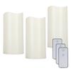 3PCS Remote Control Electronic LED Simulation Candle Lamp for Home Wedding Party Decoration