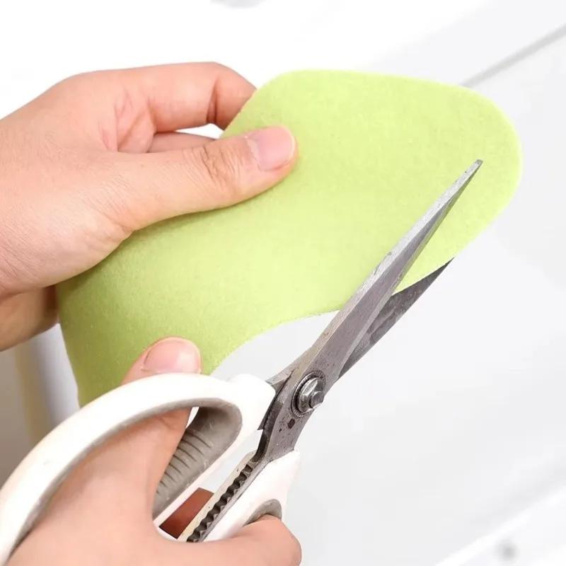 10Pairs Colorful Toilet Seat Cushion Washable Bathroom Cleaning Accessories Soft Comfortable Toilet Seat Cushion