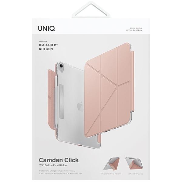 Uniq Etui Camden Click Ipad Air 11      (2024/2025) / Ipad Air 10.9 (2022/2020) Różowy/Blush Pink