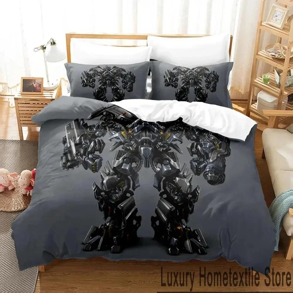 3D Druck Tran Formers Bettwäsche Set Jungen Mädchen Twin Queen King Size Bettbezug Kissenbezug Bett Jungen Erwachsener Heimtextil