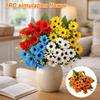 Fashion 20 Heads Artificial Flowers DIY Flower Silk Sunflowers Bouquets Multicolor Floral Arrangement Fake Flowers Party Decor
