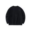 Anta Outdoor Series Letter Camping Pattern Round Neck Easy Care Casual Pullover Sweatshirt Men sweatshirt Basic-Black 152416701-3